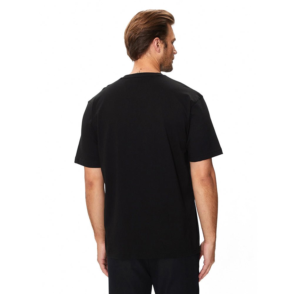 חולצת טישירט קצרה הוגו בוס Oversize Center Logo גברים