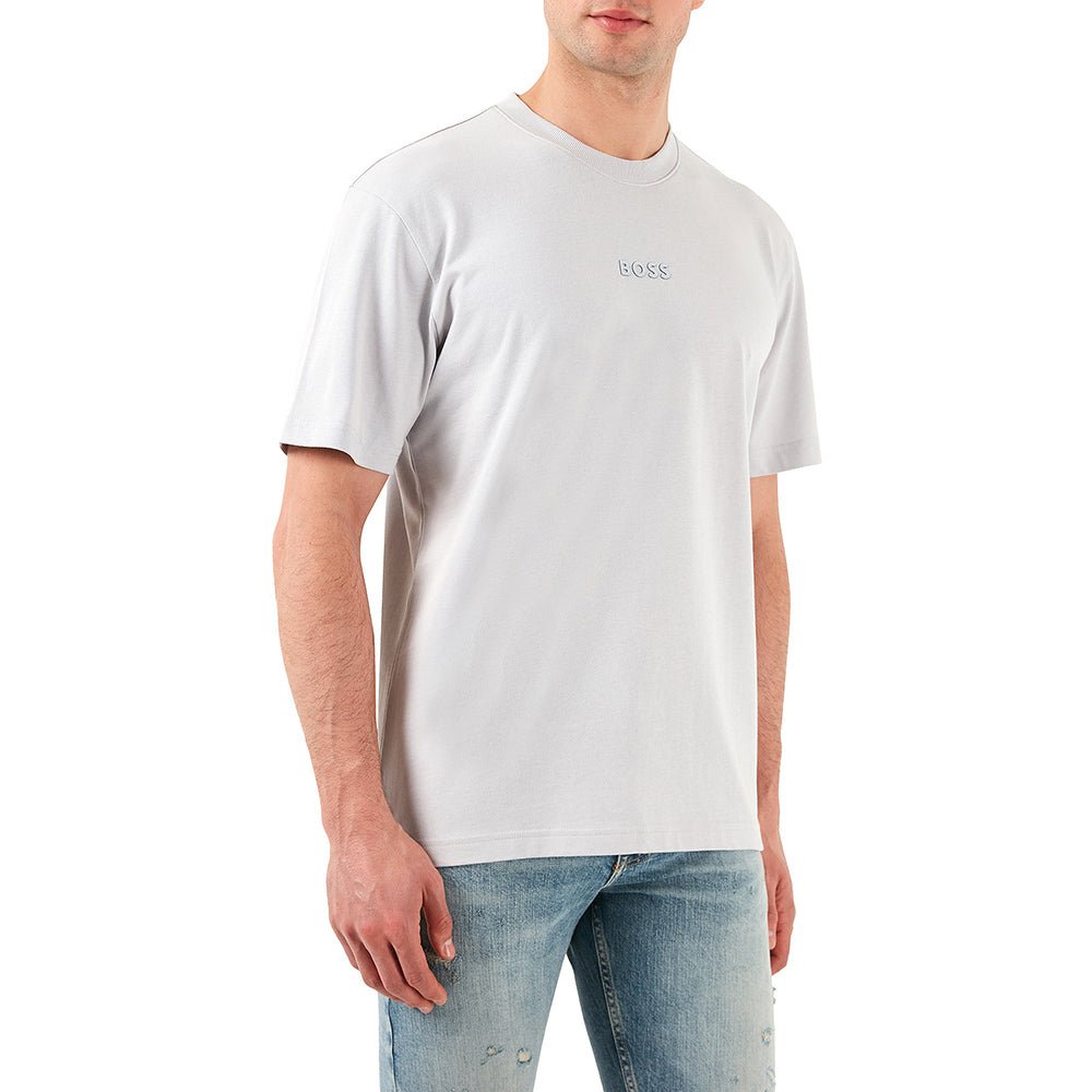 חולצת טישירט קצרה הוגו בוס Oversize Center Logo גברים