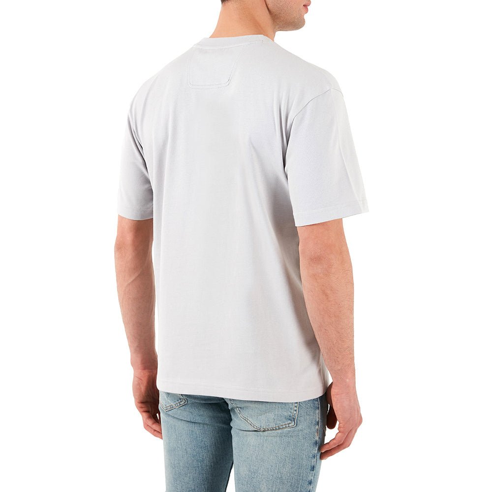 חולצת טישירט קצרה הוגו בוס Oversize Center Logo גברים