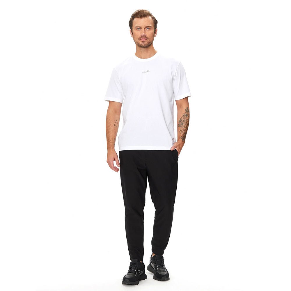 חולצת טישירט קצרה הוגו בוס Center Logo גברים