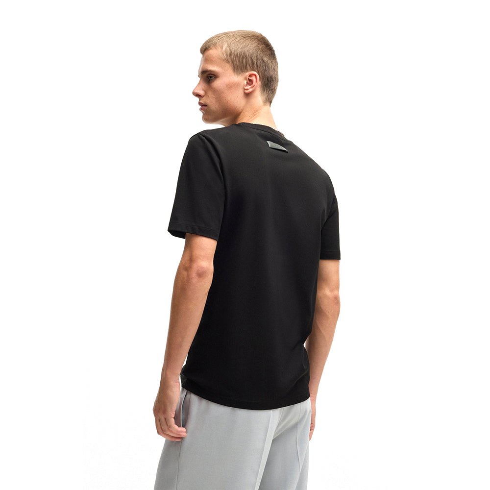 חולצת טישירט קצרה הוגו Mercerised Stretch-Cotton Piqué גברים