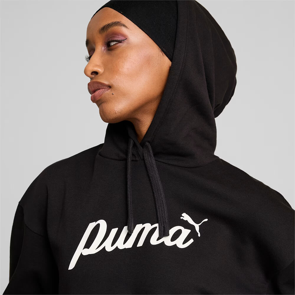 ג'קט קפוצ'ון פומה Ess+ Script Hoodie נשים