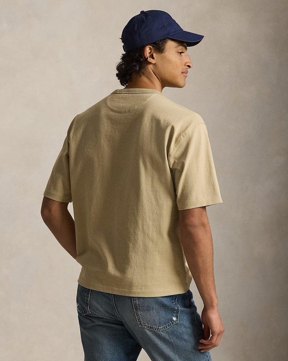 חולצת טישירט קצרה פולו ראלף לורן Relaxed Fit Jersey Crewneck גברים