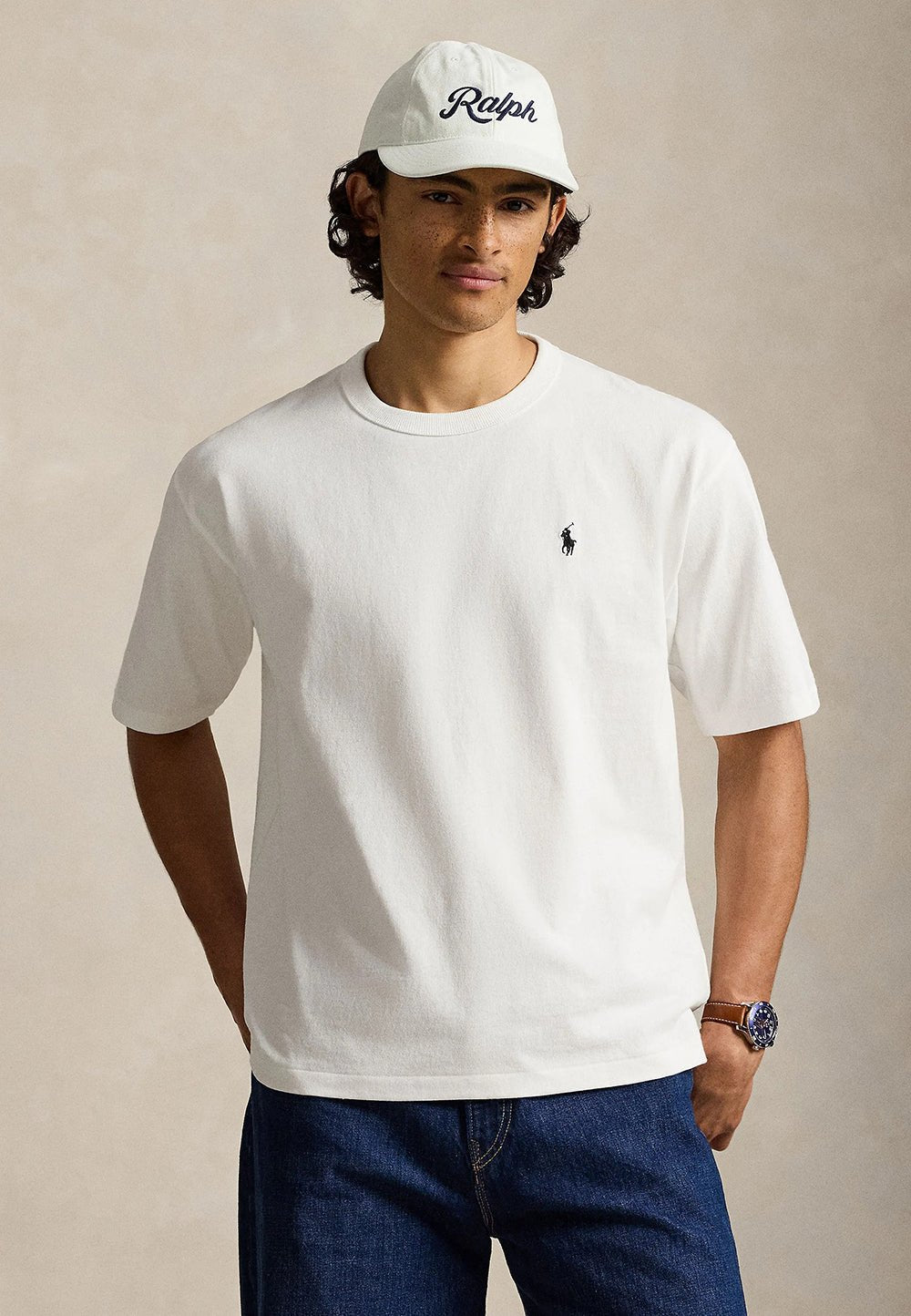 חולצת טישירט קצרה פולו ראלף לורן Basic Tee גברים
