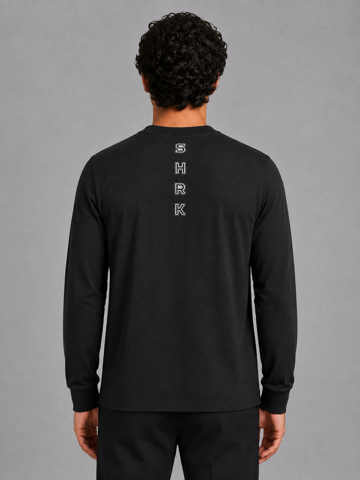 חולצת טישירט ארוכה פול שארק Back Logo גברים