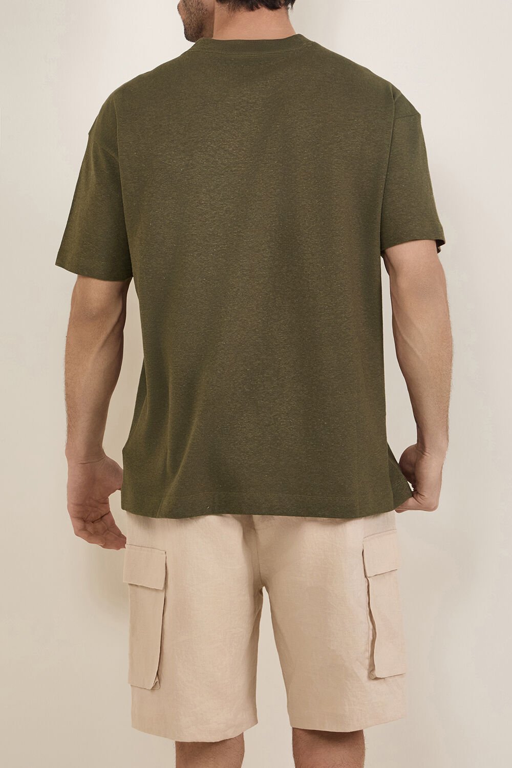 חולצת טישירט קצרה באלר Classic With Patch Down גברים