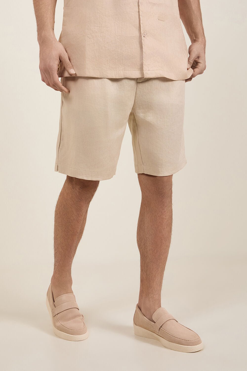 מכנס קצר באלר Linen גברים