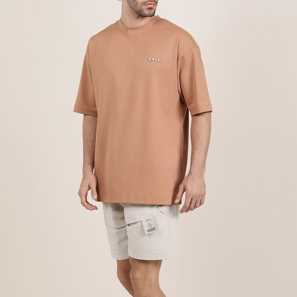 חולצת טישירט קצרה באלר Oversize Embroidered Logo גברים