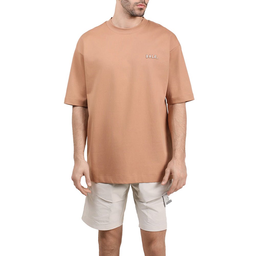 חולצת טישירט קצרה באלר Oversize Embroidered Logo גברים