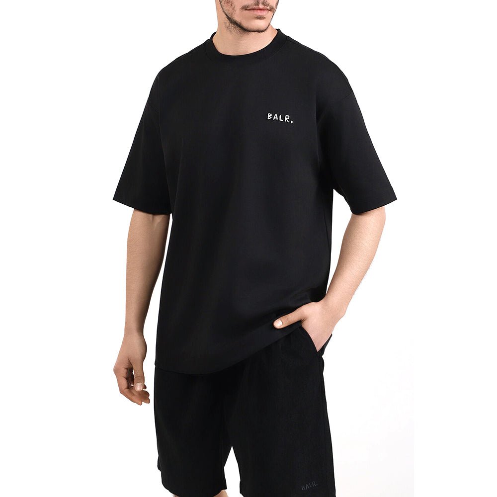 חולצת טישירט קצרה באלר Oversize Embroidered Logo גברים