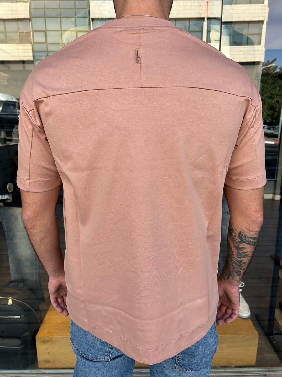 חולצת טישרט קצרה באלר Embroidered Logo גברים