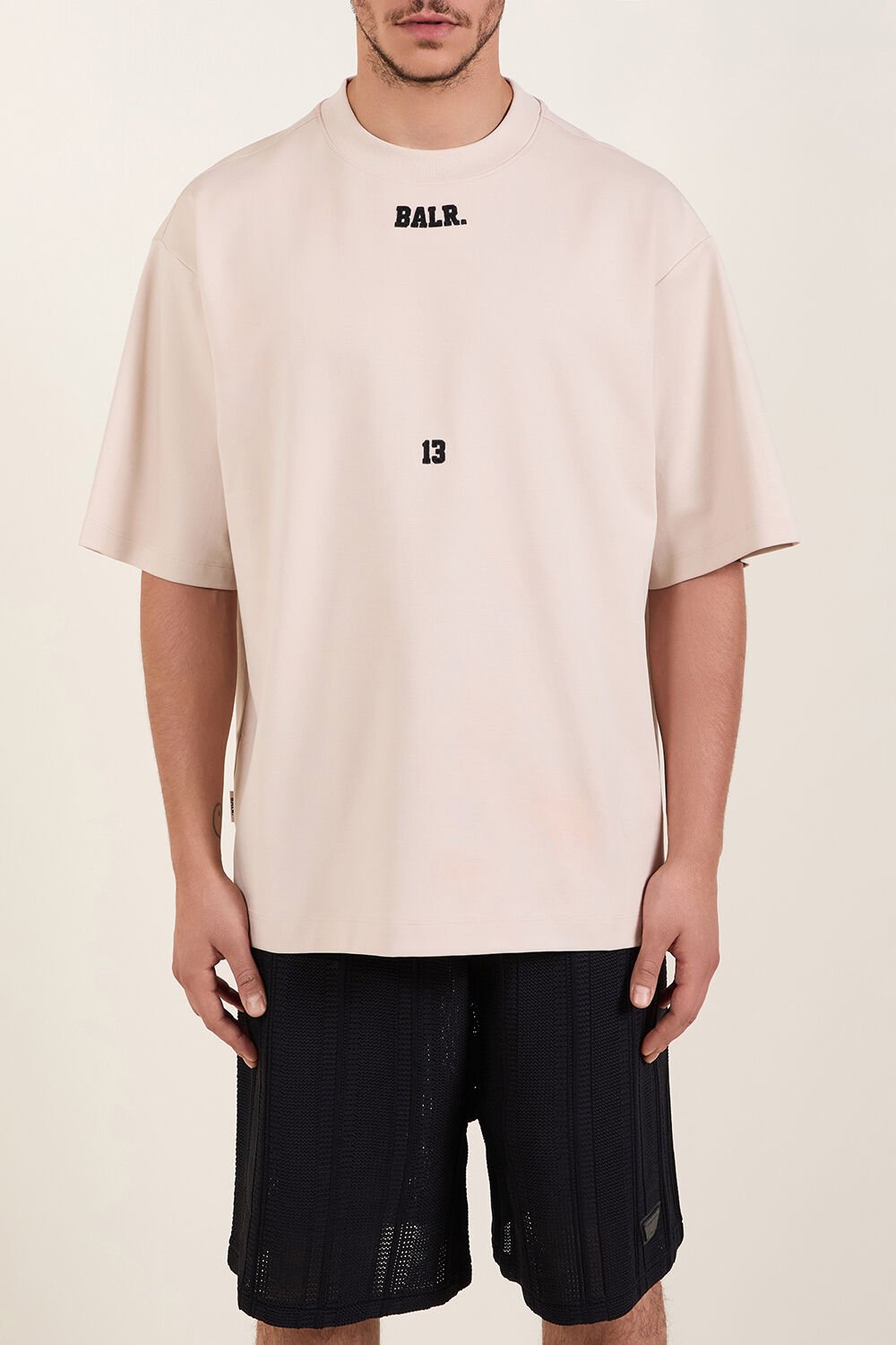 חולצת טישירט קצרה באלר Collar Logo גברים