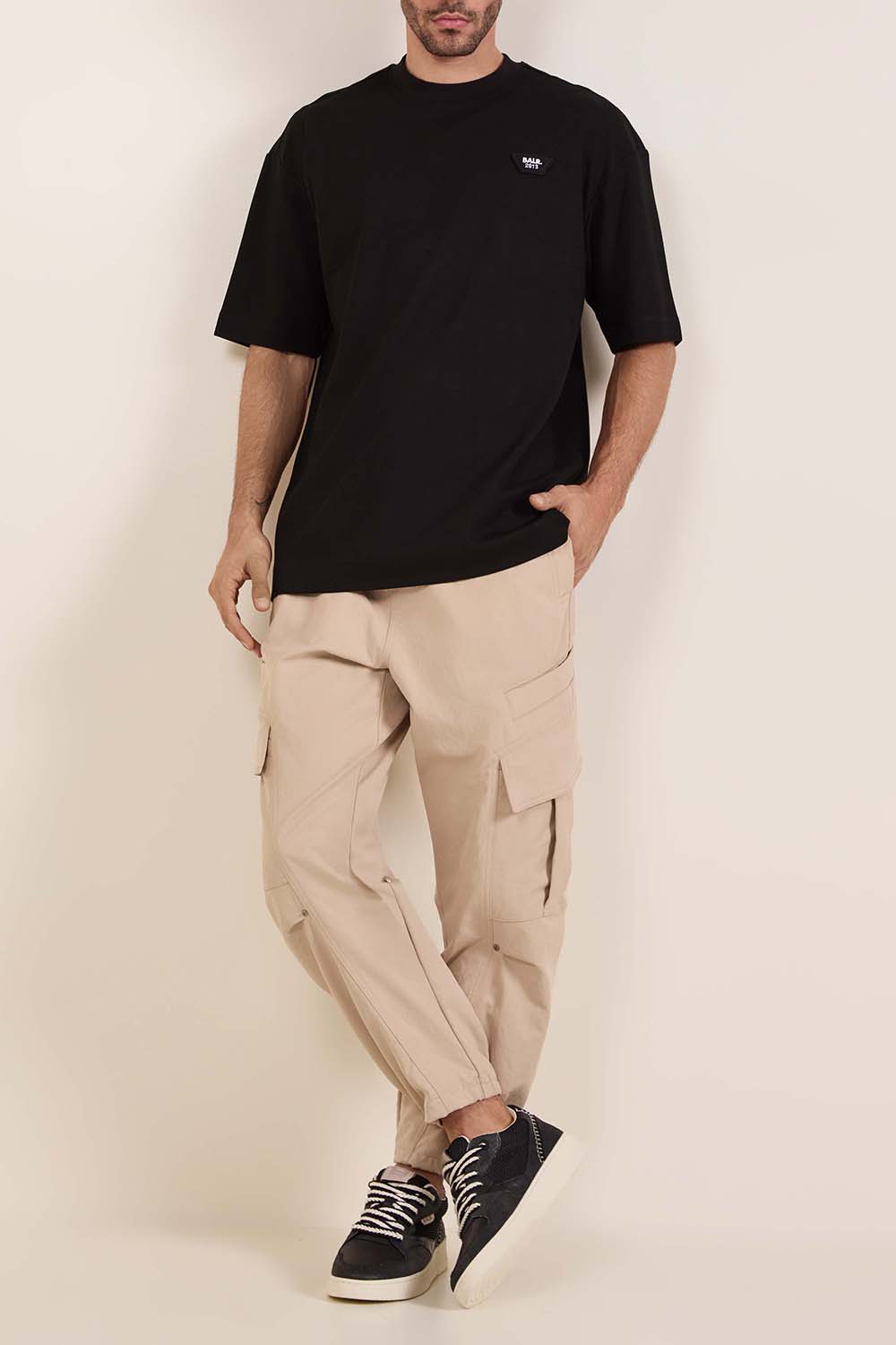 חולצת טישירט קצרה באלר Patch Logo גברים