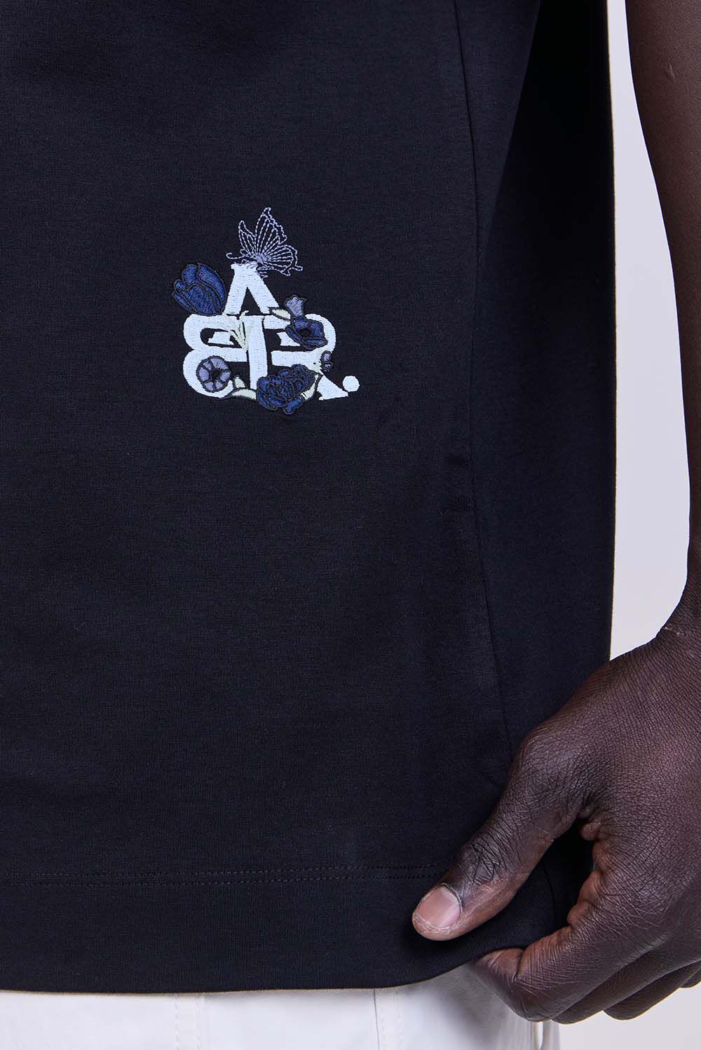 חולצת טישירט קצרה באלר Back Logo & Flower גברים