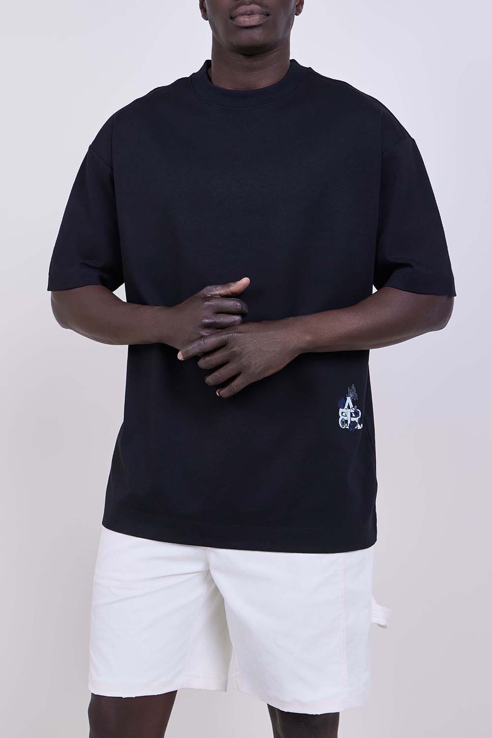 חולצת טישירט קצרה באלר Back Logo & Flower גברים