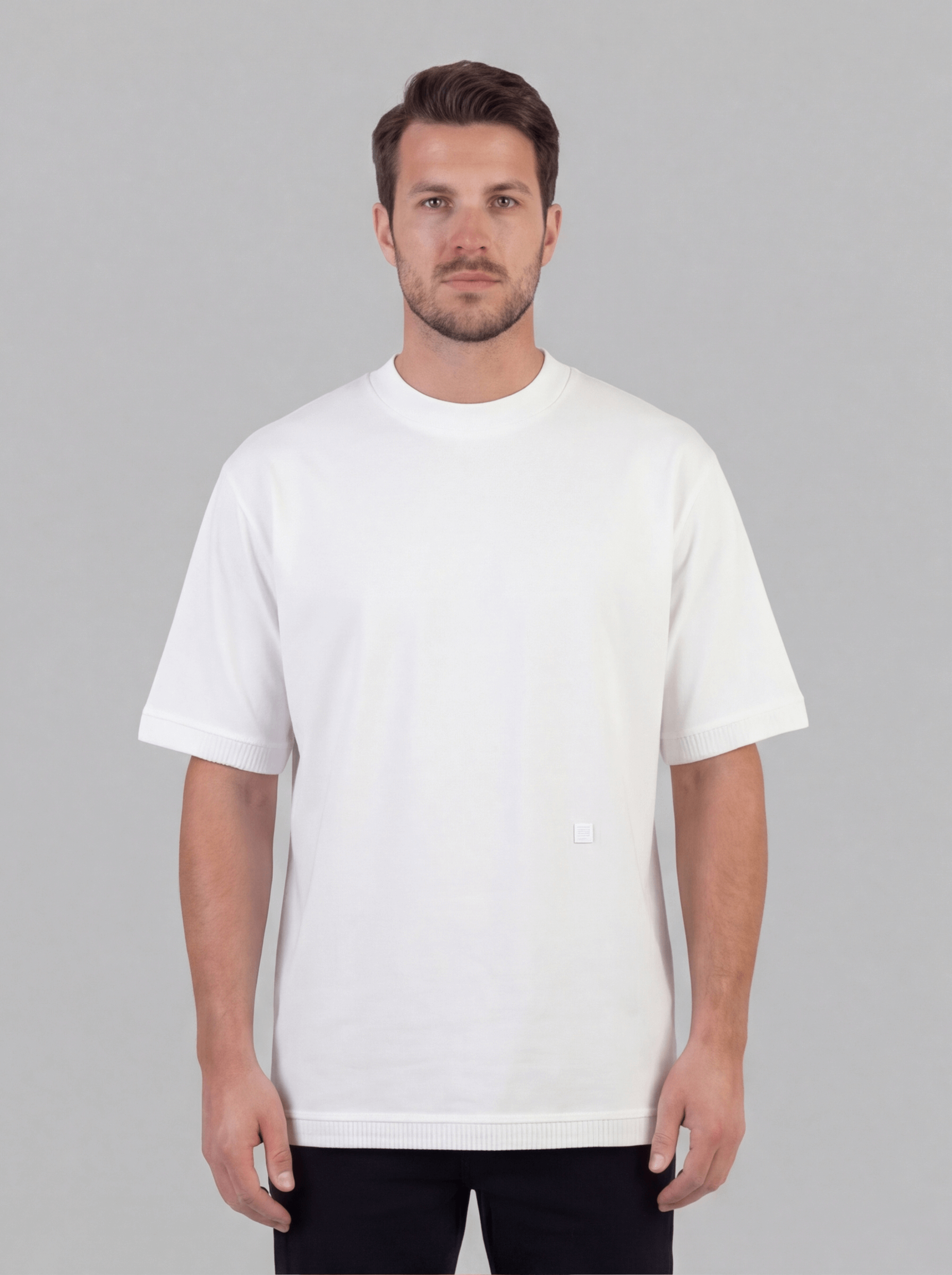 חולצת טישירט קצרה באלר Small Metal Logo Square גברים