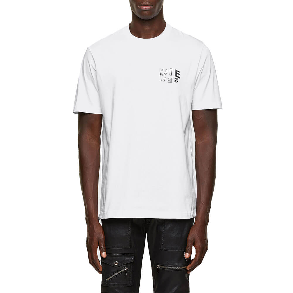 חולצת טישרט דיזל קצרה Embossed Logo גברים