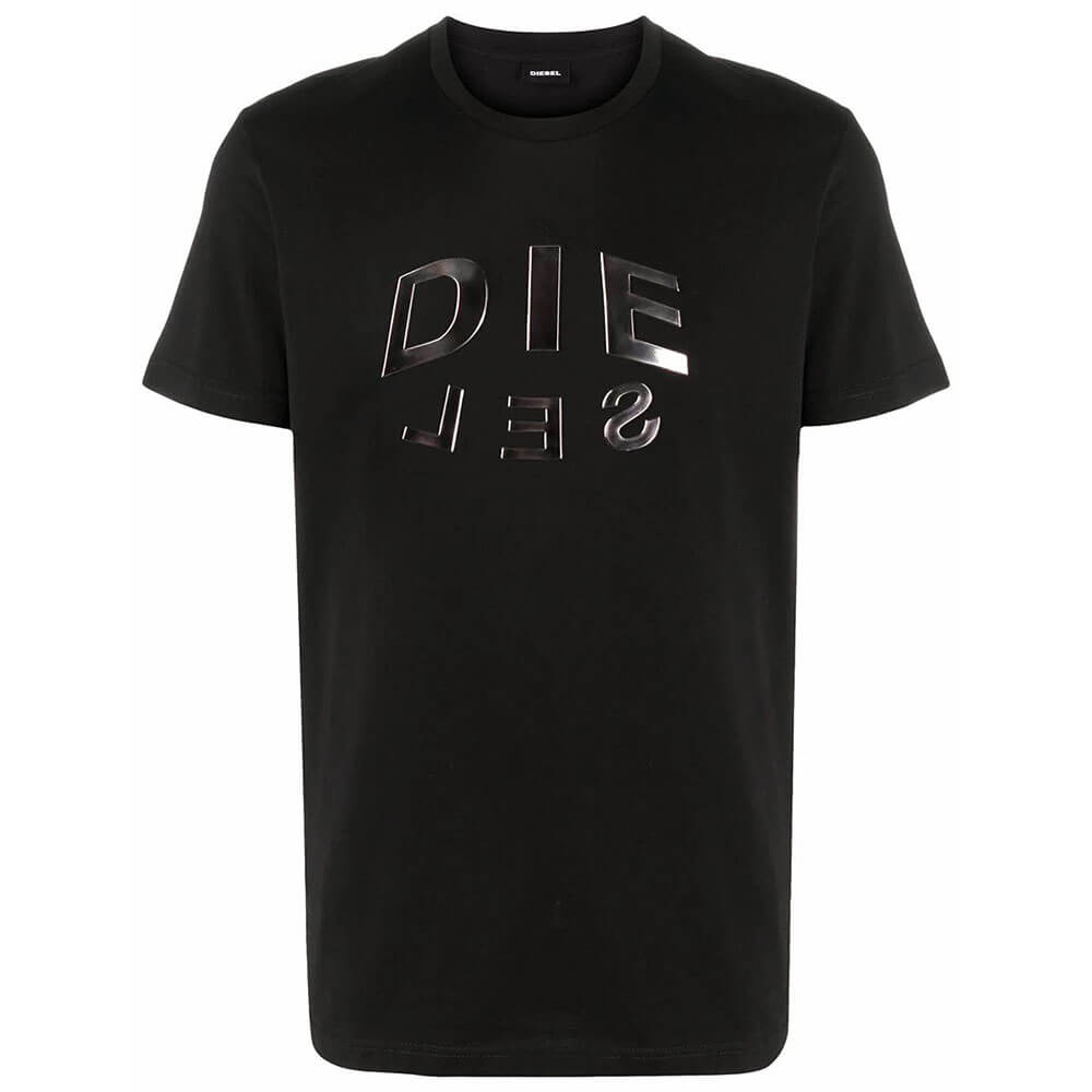 חולצת טישרט דיזל קצרה Logo Print גברים