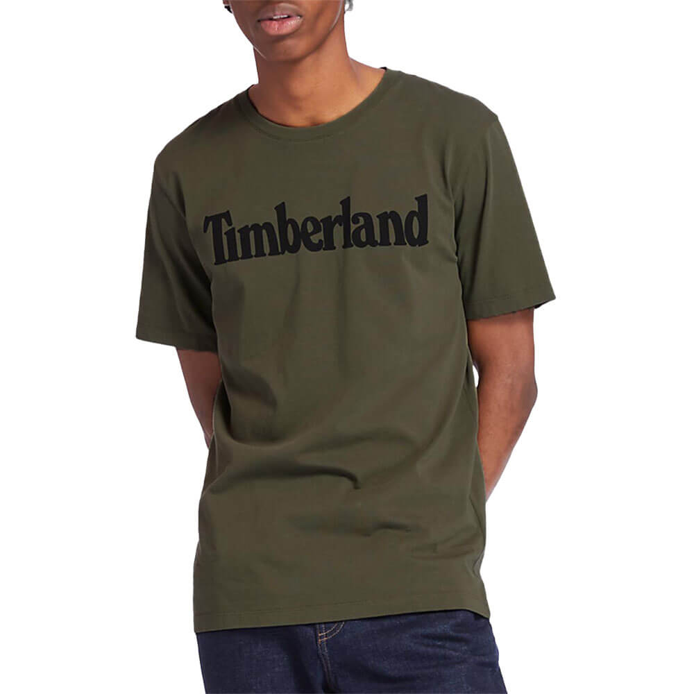 חולצת טישרט טימברלנד קצרה Kennebec River Tree Linear Tee גברים
