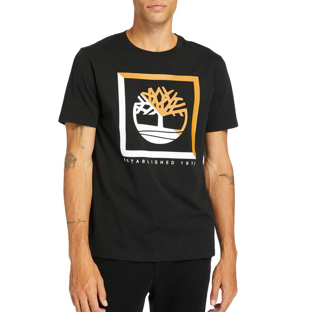 חולצת טישרט טימברלנד קצרה Composed Branded Tee גברים