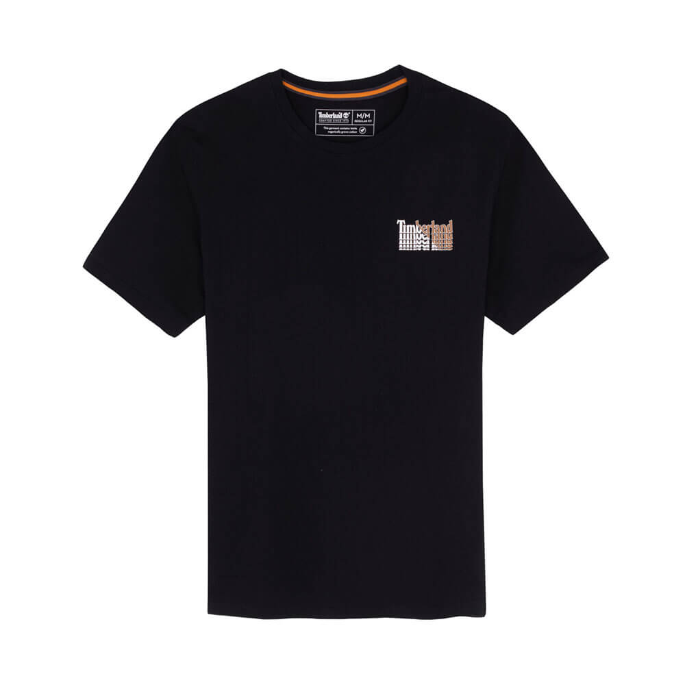 חולצת טישרט טימברלנד קצרה Tee With A Logo Print On The Back גברים