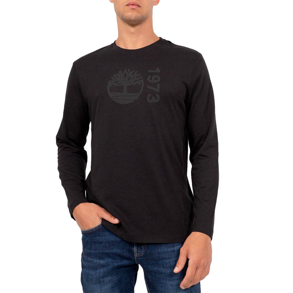חולצת טישרט טימברלנד ארוכה Ls Branded Tee גברים