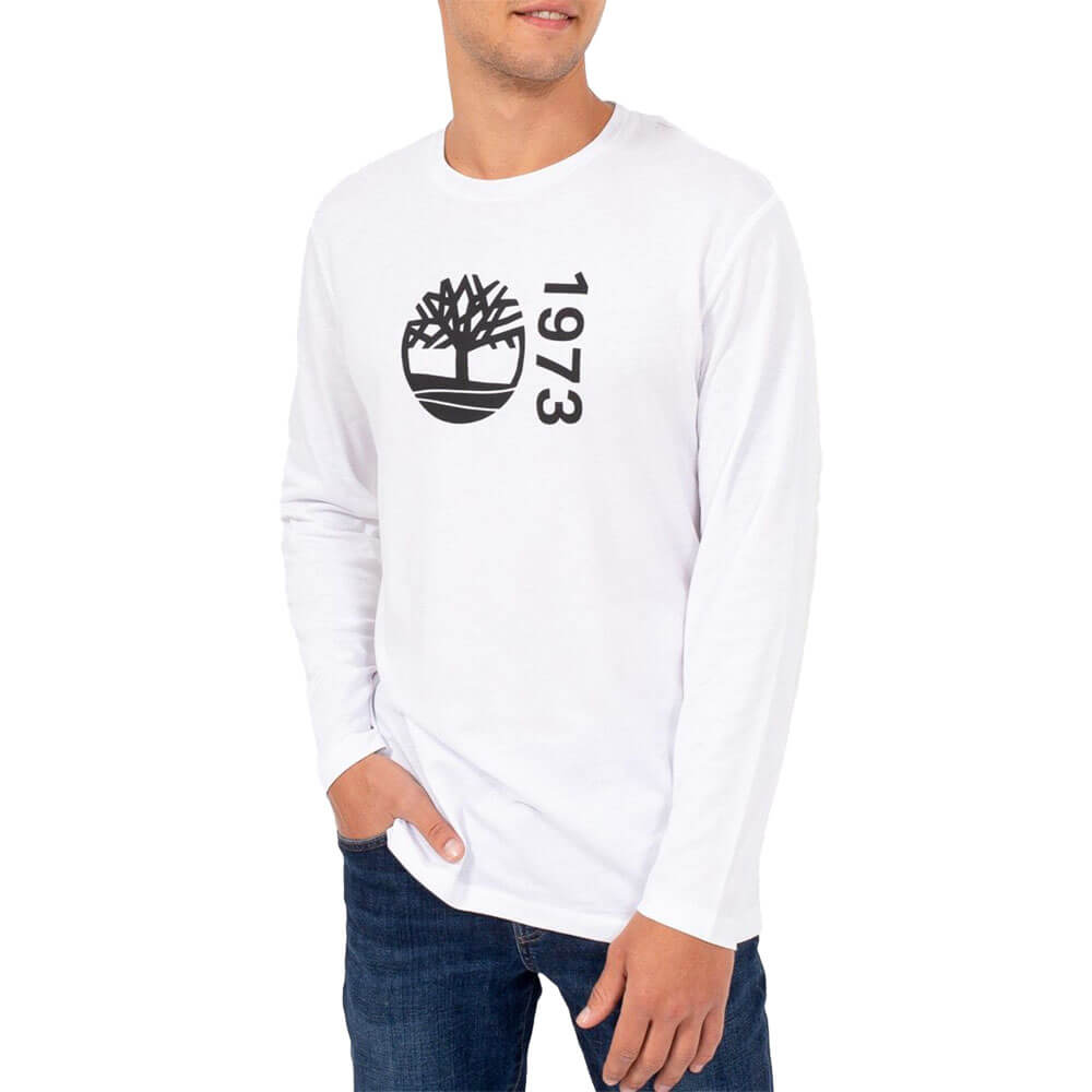 חולצת טישרט טימברלנד ארוכה Ls Branded Tee גברים