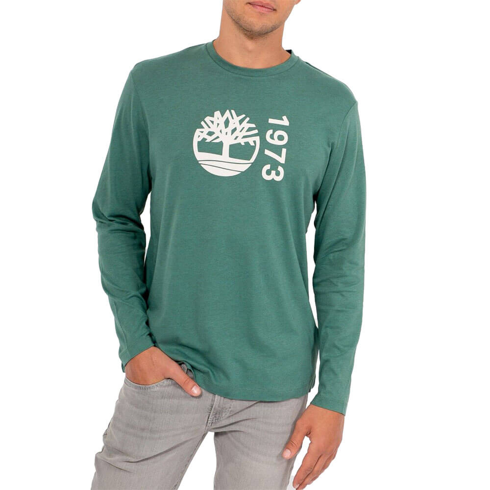 חולצת טישרט טימברלנד ארוכה Ls Branded Tee גברים