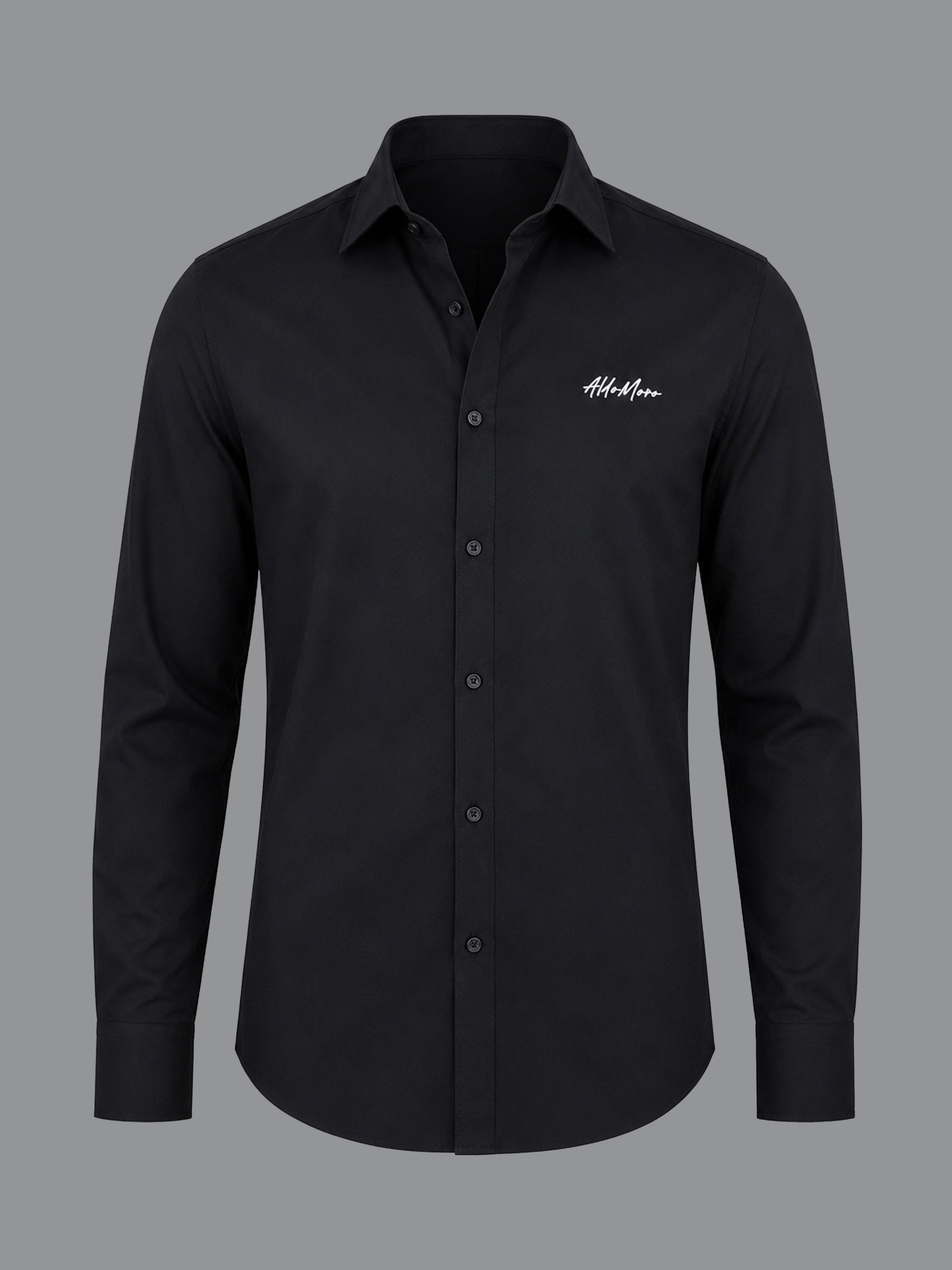חולצה מכופתרת אלדו מורו Signature Embroidery גברים