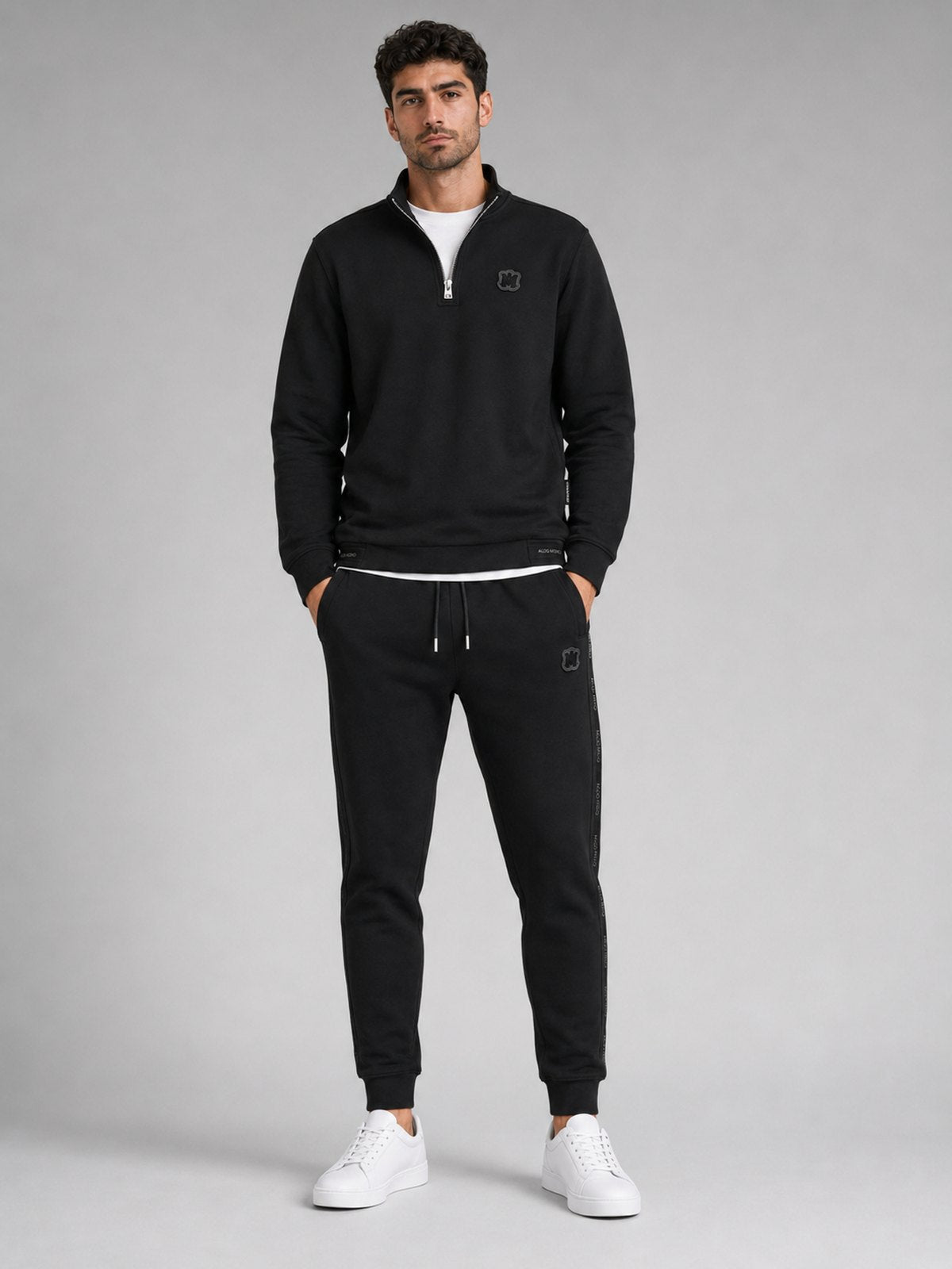 חליפת אלדו מורו Half Zip Small Logo גברים