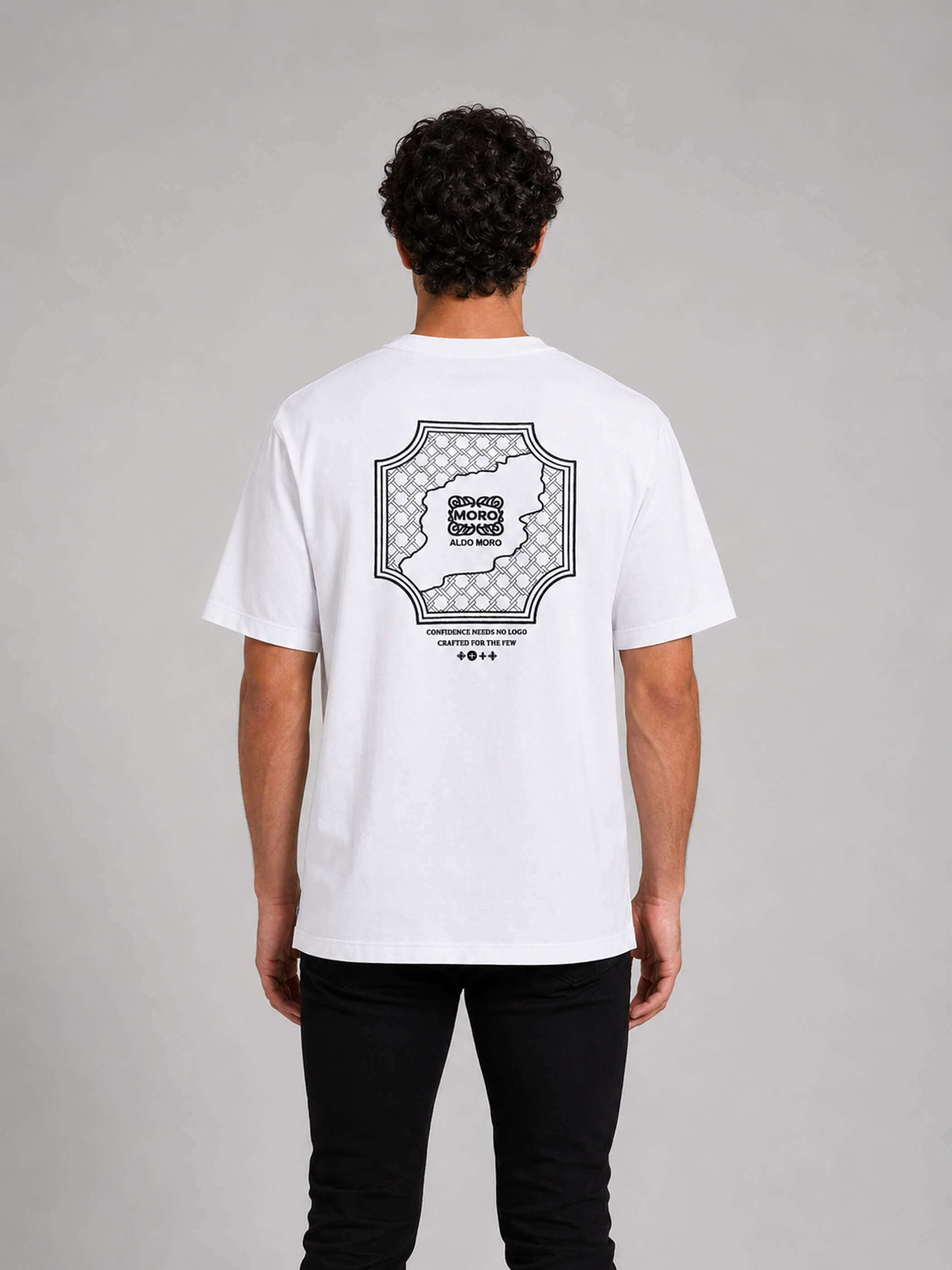 חולצת טישירט קצרה אלדו מורו Back Print גברים