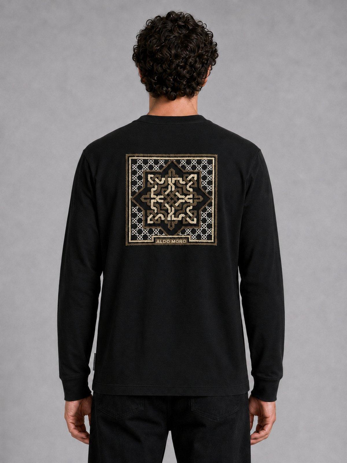 חולצת טישירט ארוכה אלדו מורו Back Big Logo גברים