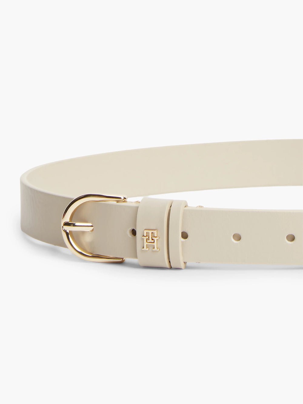חגורה טומי הילפיגר Monogram Leather נשים - thr-AW0AW16836-AA8-75CM