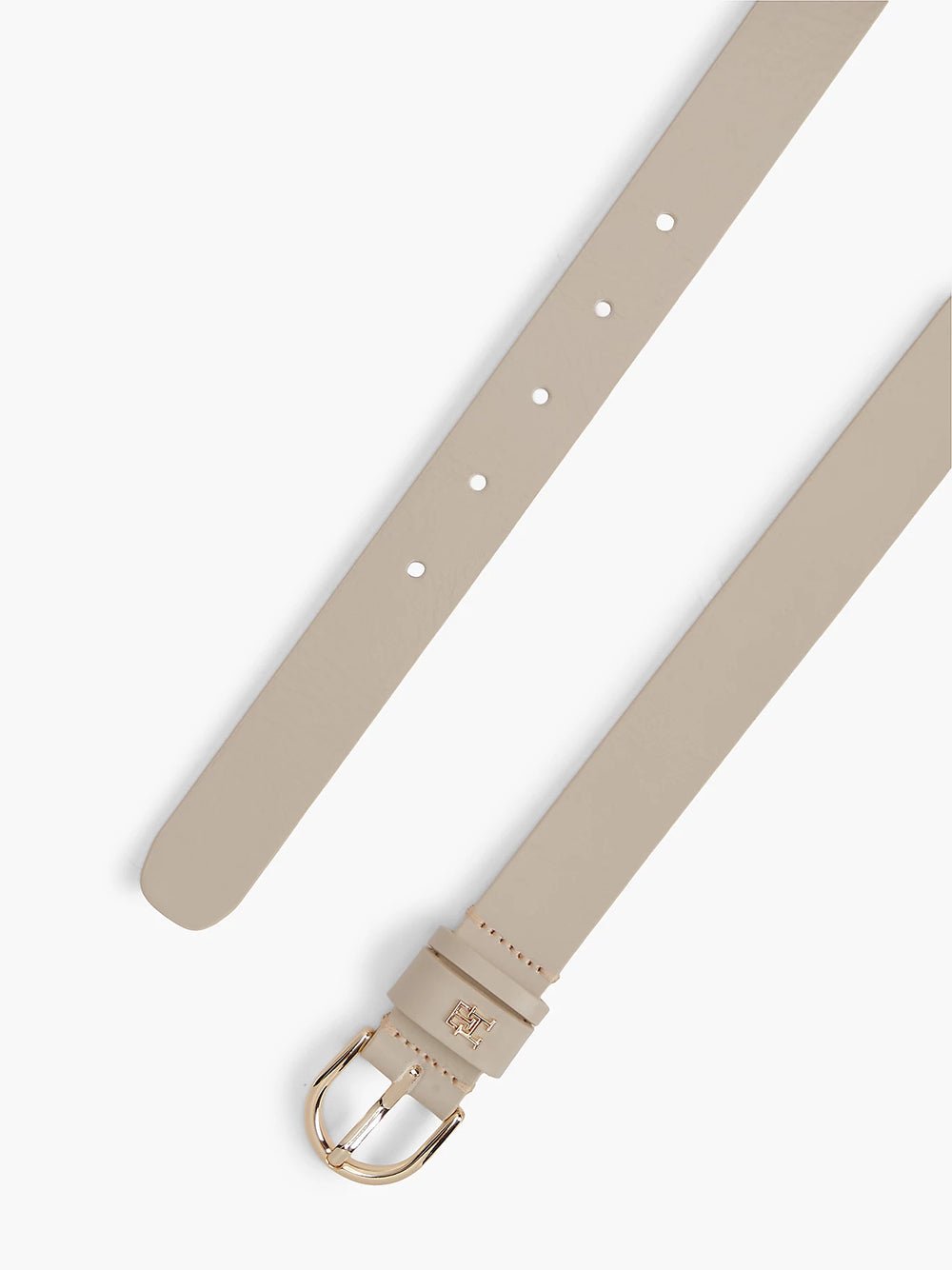 חגורה טומי הילפיגר Monogram Leather נשים - thr-AW0AW16836-AA8-75CM