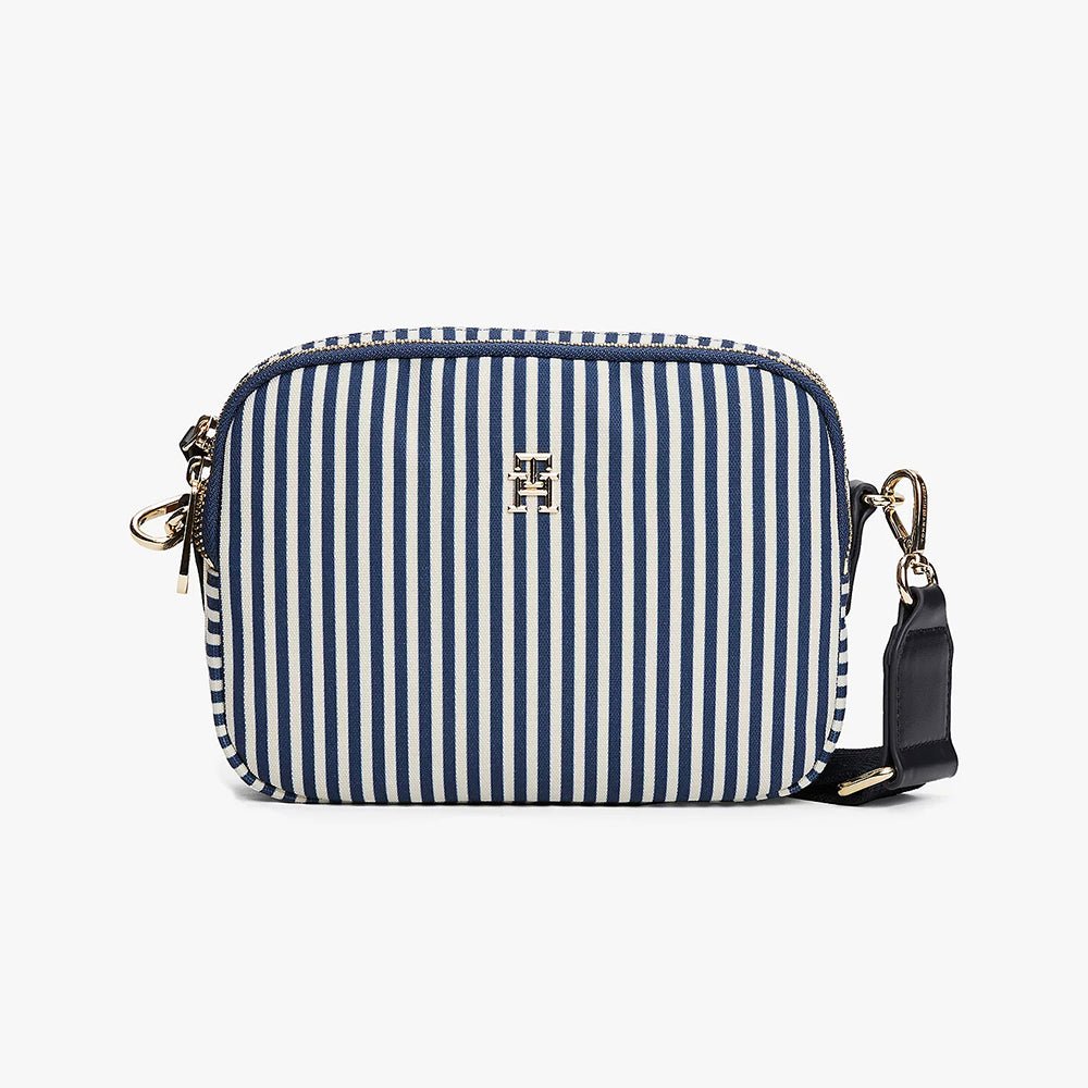 תיק טומי הילפיגר Stripe Crossbody Camera נשים
