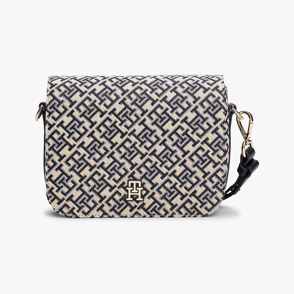 תיק טומי הילפיגר Th Monogram Jacquard Crossbody נשים