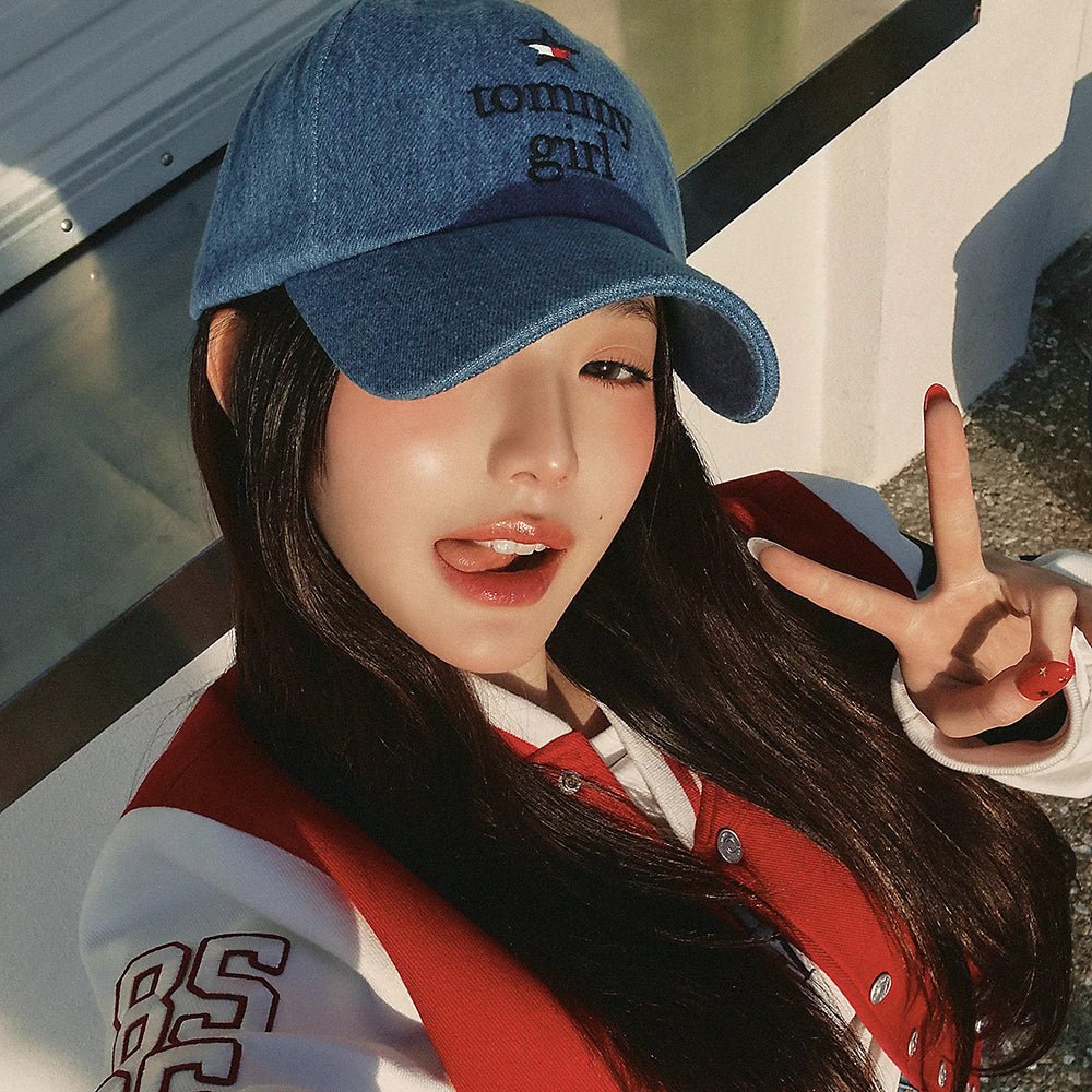 כובע טומי הילפיגר Tommy Girl Denim Baseball נשים