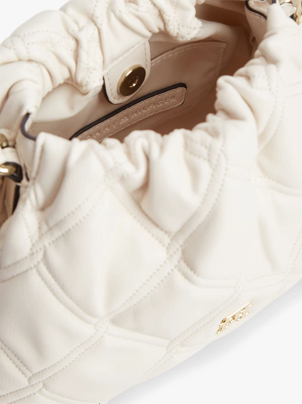 תיק טומי הילפיגר Quilted Chain TH Monogram Crossbody נשים