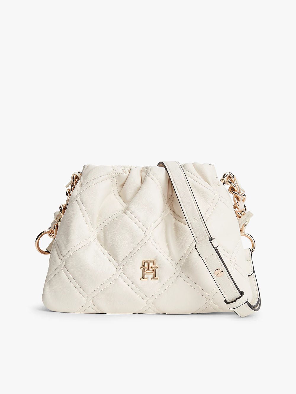 תיק טומי הילפיגר Quilted Chain TH Monogram Crossbody נשים