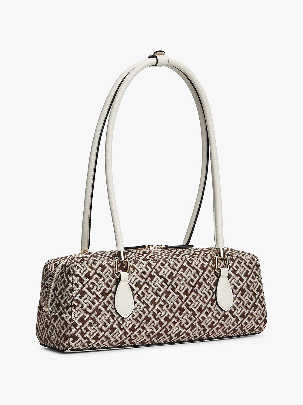 תיק טומי הילפיגר Textile Jacquard Rectangular Shoulder נשים