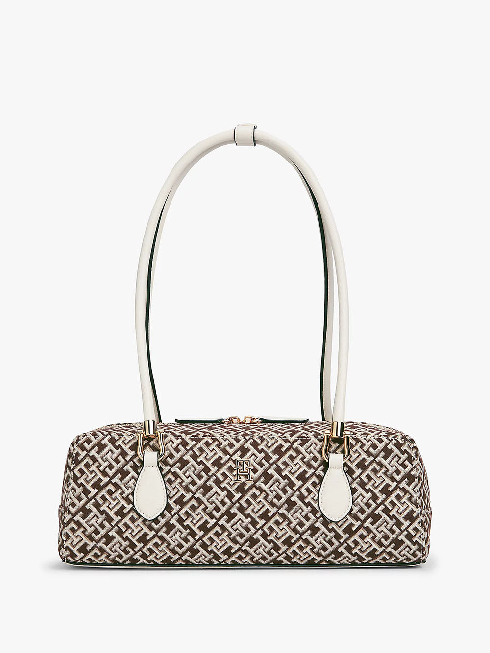 תיק טומי הילפיגר Textile Jacquard Rectangular Shoulder נשים