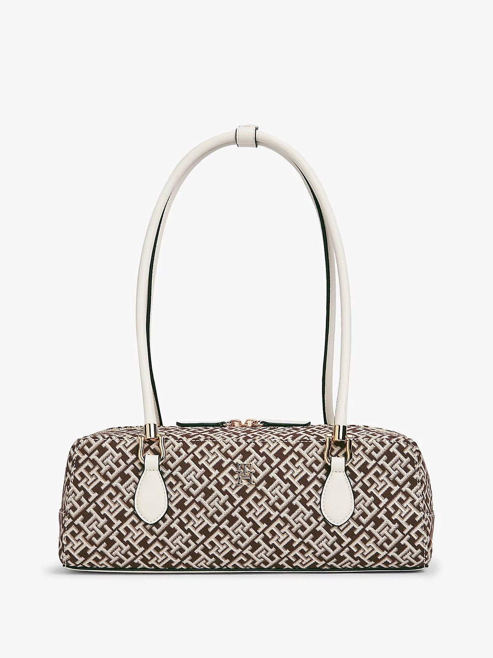 תיק טומי הילפיגר Textile Jacquard Rectangular Shoulder נשים