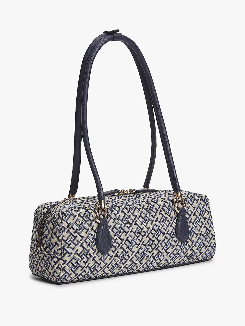 תיק טומי הילפיגר Textile Jacquard Rectangular Shoulder נשים
