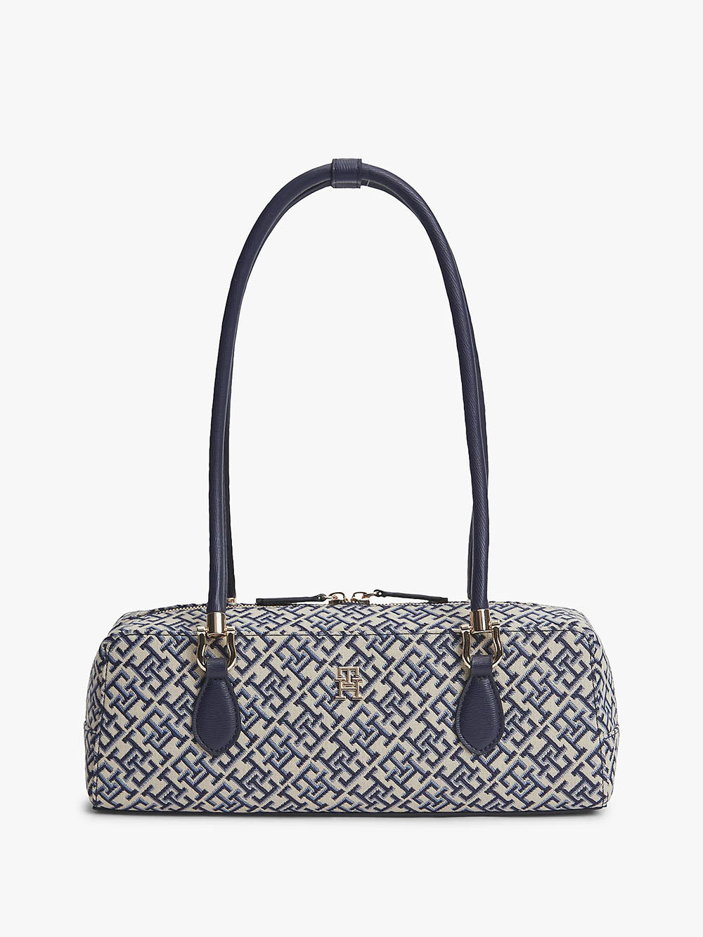 תיק טומי הילפיגר Textile Jacquard Rectangular Shoulder נשים