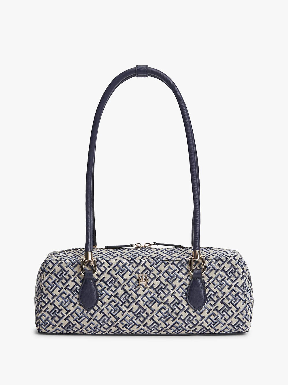 תיק טומי הילפיגר Textile Jacquard Rectangular Shoulder נשים