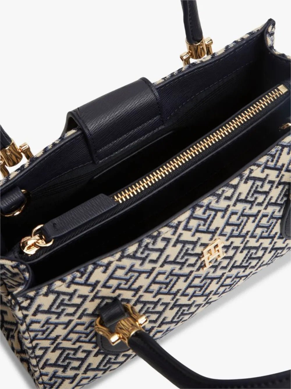תיק טומי הילפיגר Jacquard Crossbody Satchel נשים