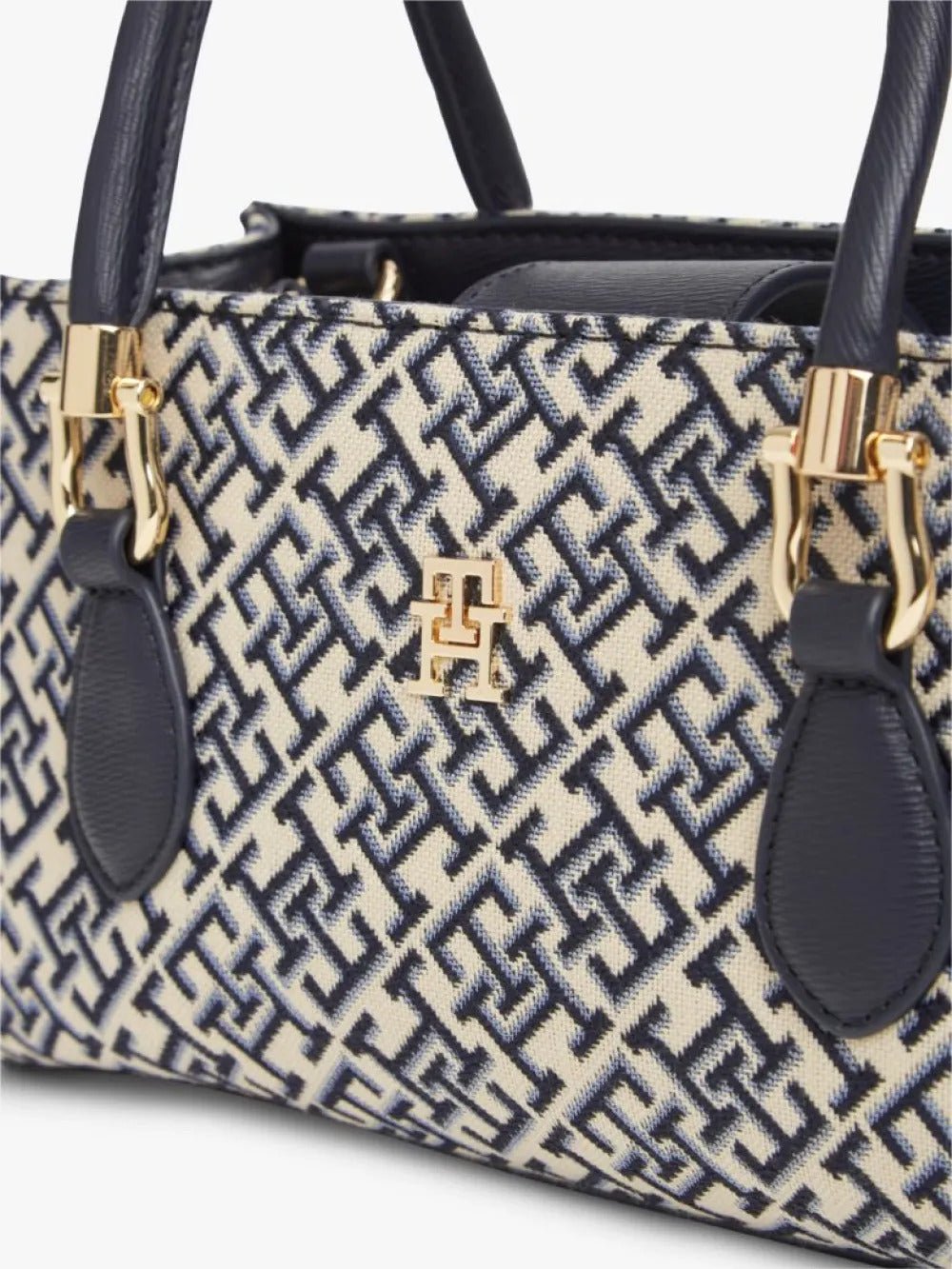 תיק טומי הילפיגר Jacquard Crossbody Satchel נשים