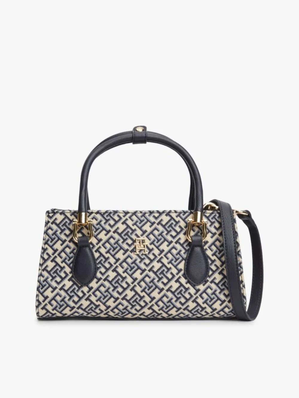 תיק טומי הילפיגר Jacquard Crossbody Satchel נשים