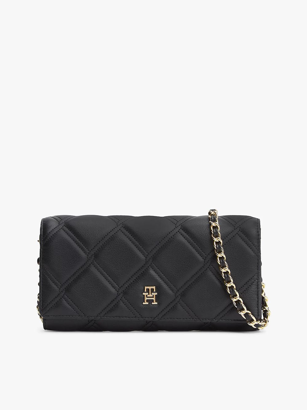 תיק טומי הילפיגר Quilted TH Monogram Chain Strap נשים