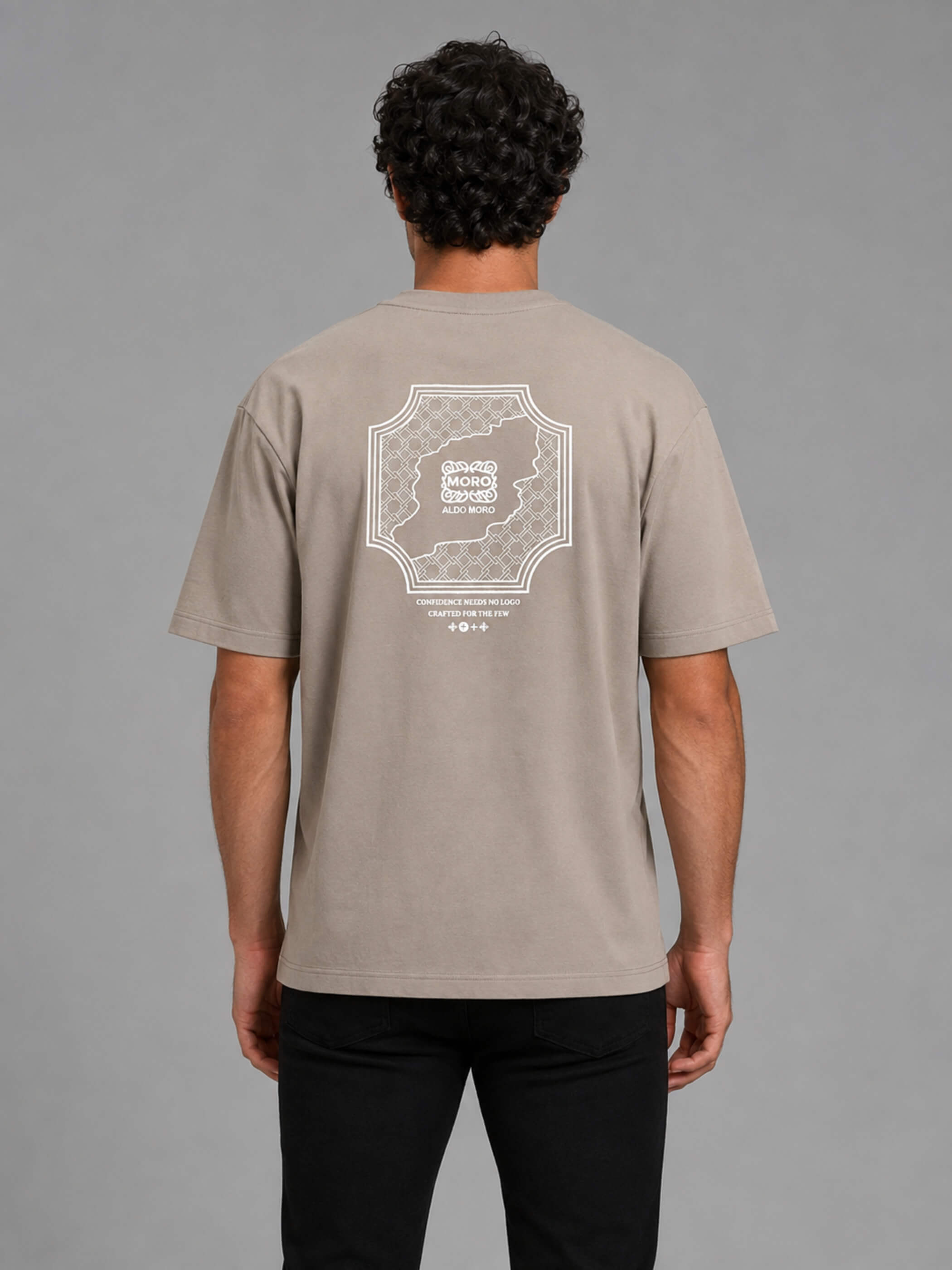 חולצת טישירט קצרה אלדו מורו Back Print גברים